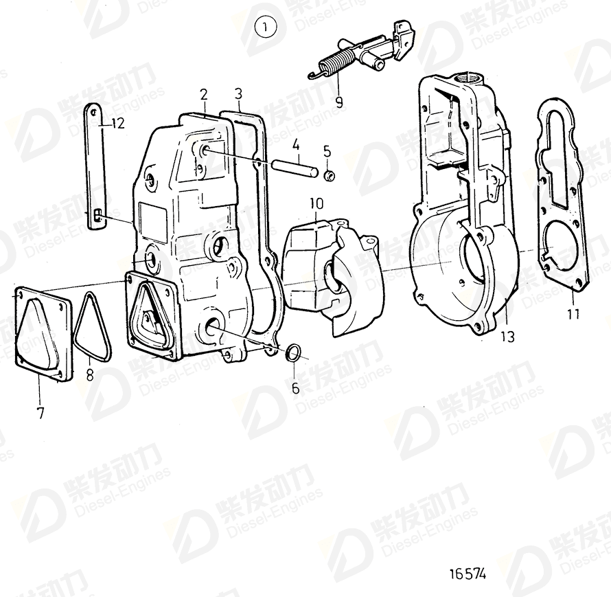 volvo penta Governor 3826155 Drawing volvo penta Governor 3826155 Drawing